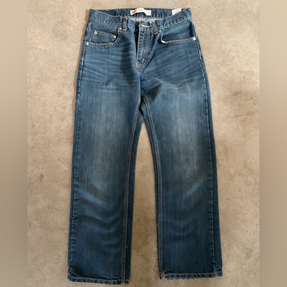 Levi's Blue Straight Jeans Classic Denim Style